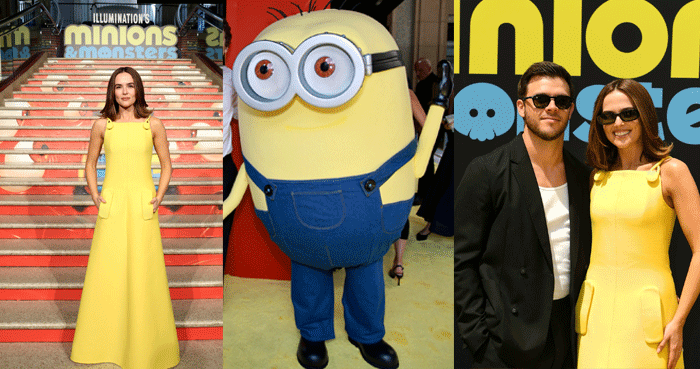 ‘Minions & Monsters’ premiere: Zoey Deutch exudes sunshine in bright yellow dress