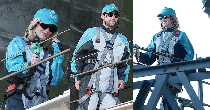 Sydney Sweeney bonds with BF Scooter Braun’s kids during bridge climb adventure