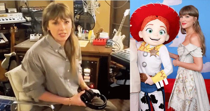 Taylor Swift shares peeks into ‘hectic day’ she created ‘Toy Story 5’ song