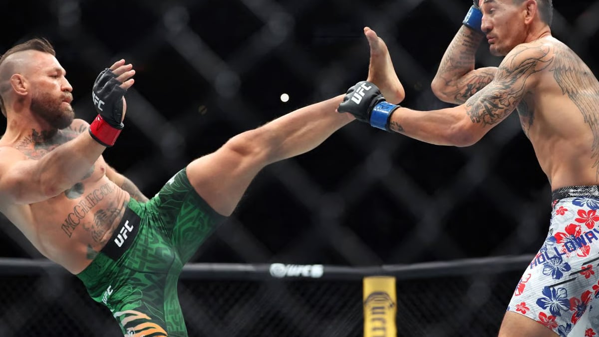 McGregor says knee fine before first-kick injury, vows return