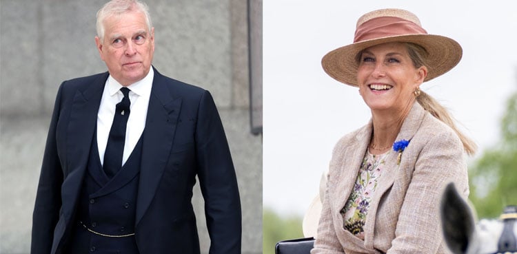 Duchess Sophie and Andrew make rare joint appearance