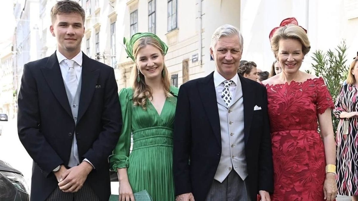 Belgian royals turn heads at Vienna royal wedding