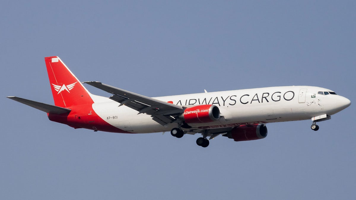 Karachi bound cargo plane feard crash on board five crew members