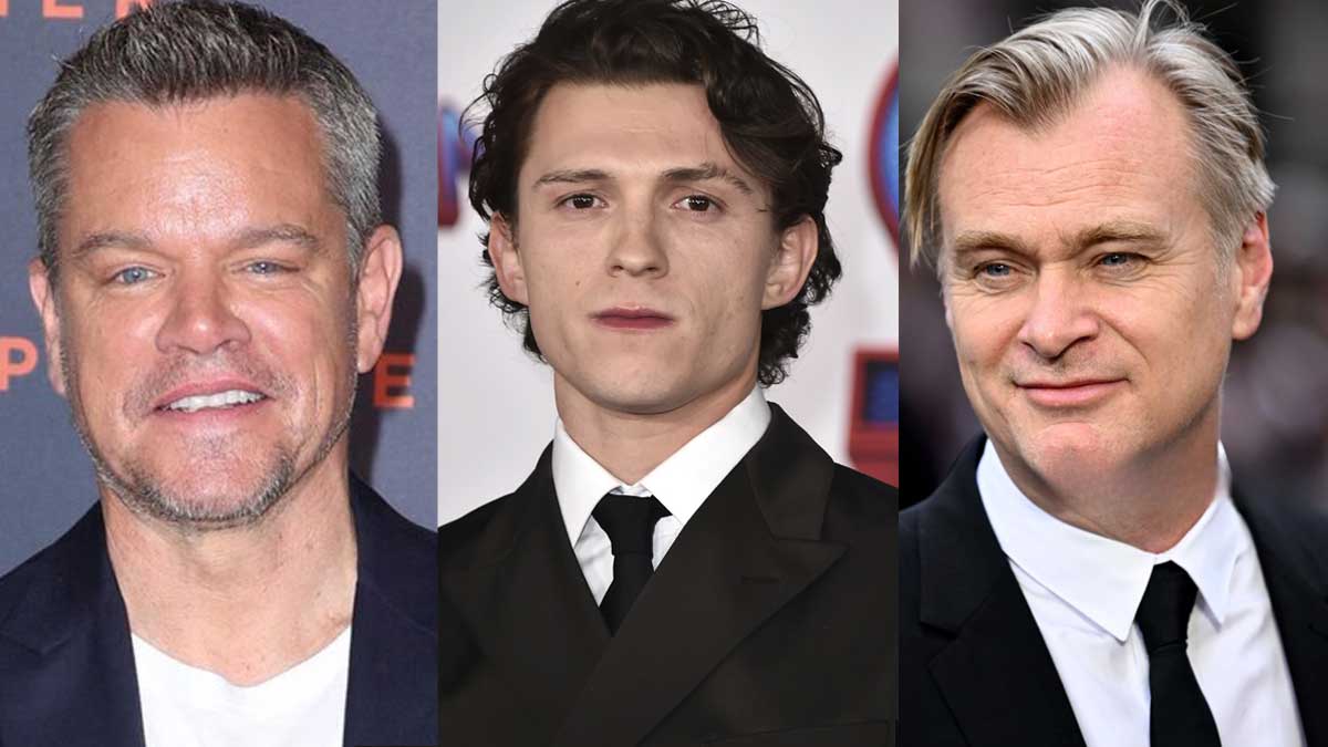 Christopher Nolan, Tom Holland, and Matt Damon sip chai at Mumbai’s café