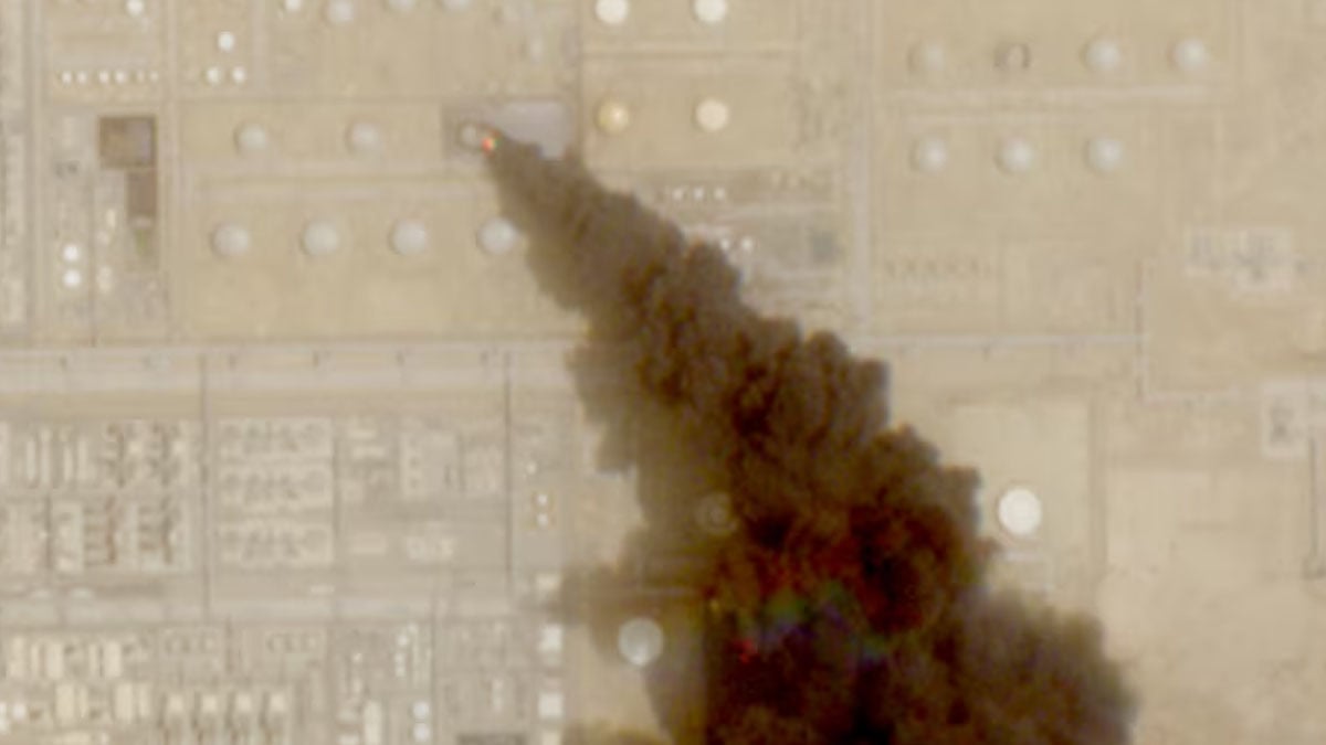 Drone strikes US-owned gas storage tanker at Egypt's Damietta port