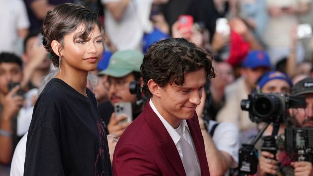 Zendaya, Tom Holland turn heads at Spider-Man: Brand New Day premiere