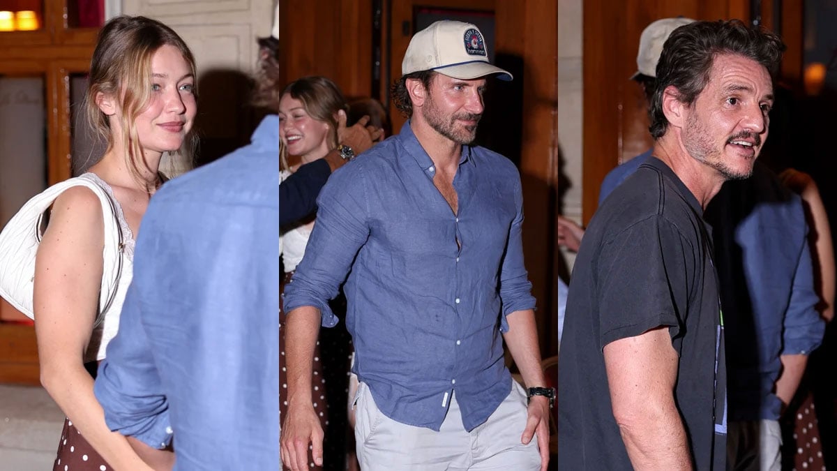 Bradley Cooper, Gigi Hadid and Pedro Pascal enjoy dinner together in Paris