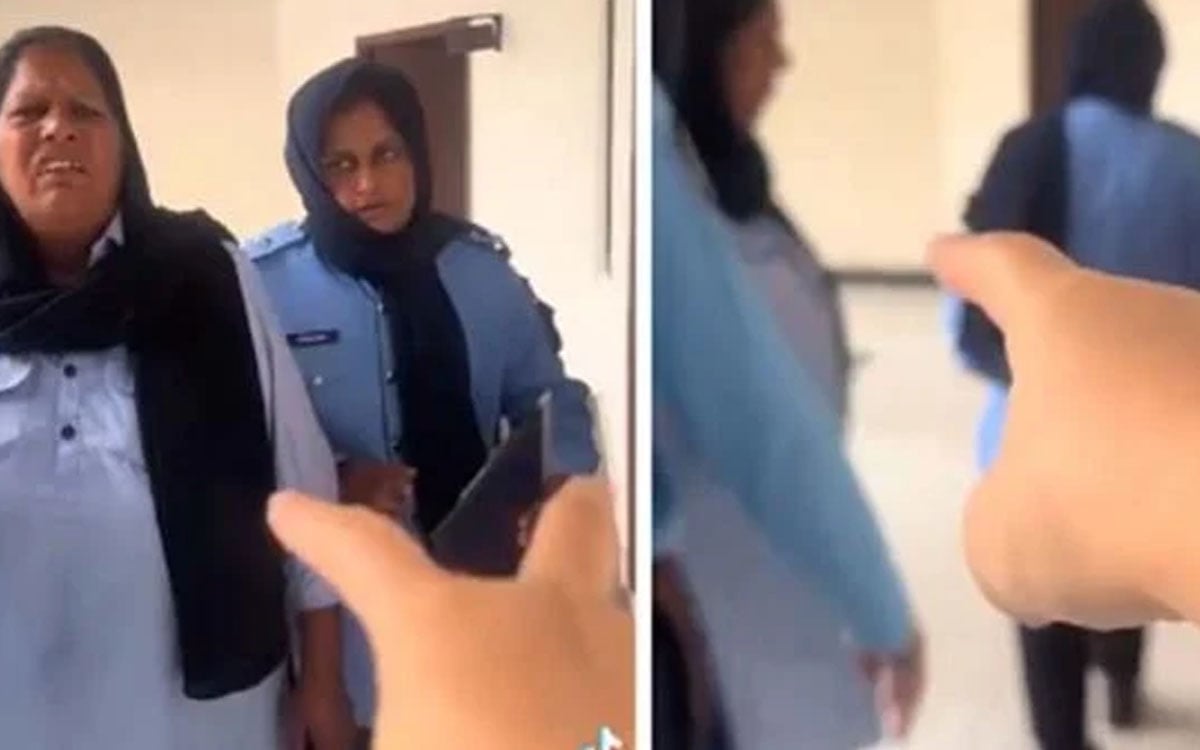 Islamabad: Viral video shows foreign woman alleging assault by female police officers