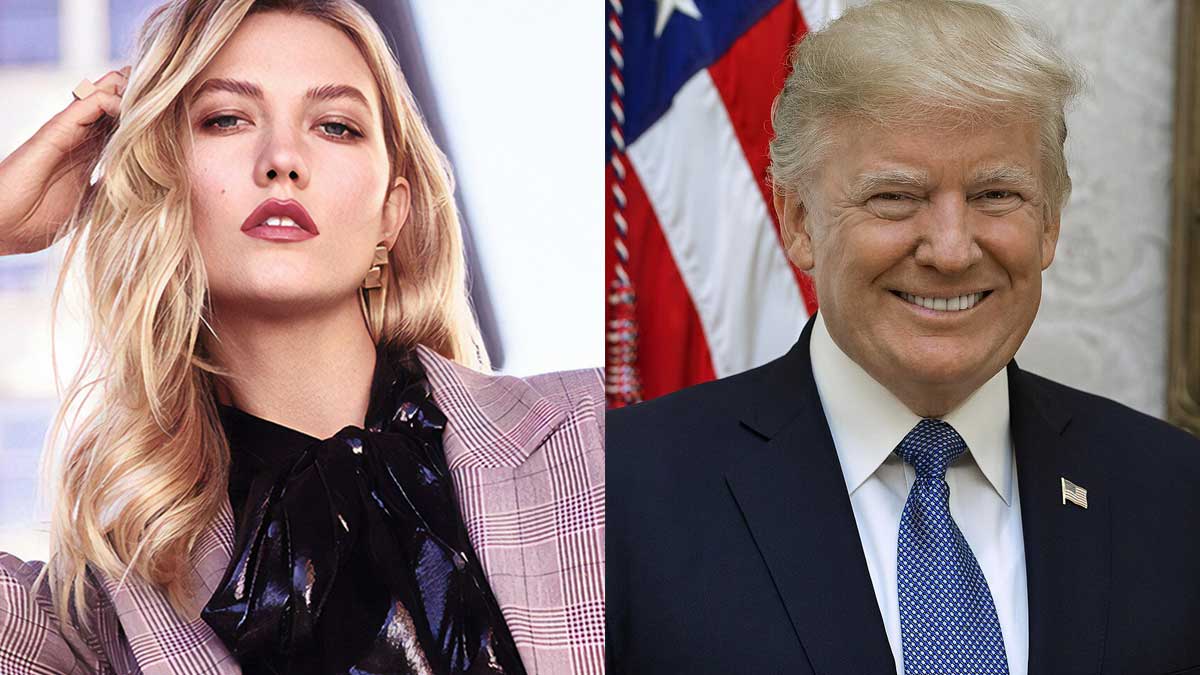Karlie Kloss clarifies relationship status with Donald Trump