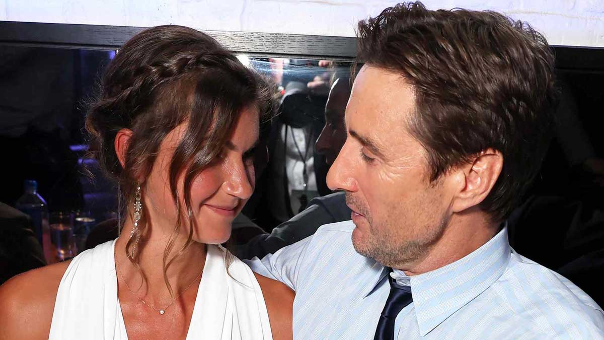 Luke Wilson, Kendall Yates introduced their baby girl in press event