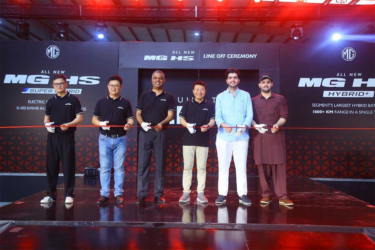 MG Pakistan Brings the MG Experience Closer with HS Hybrid+ and Super Hybrid Line-Off