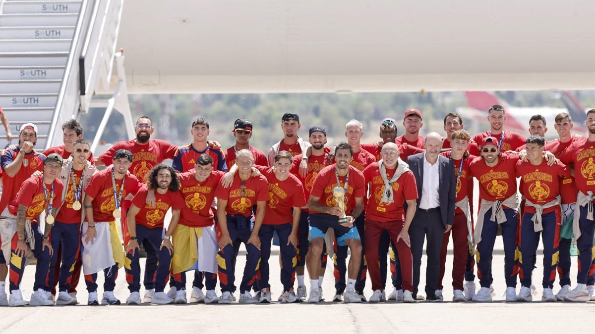 Spain's World Cup heroes return home ahead of victory parade
