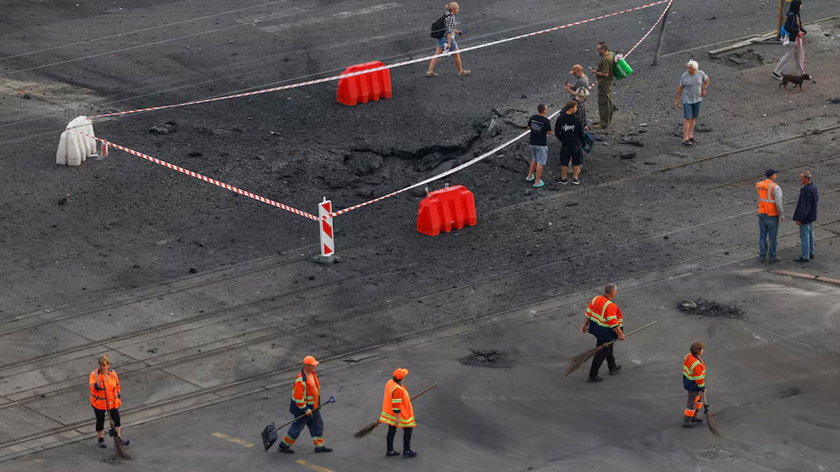 Russian strikes kill eight, wound dozens, Ukraine’s Zelenskiy seeks faster weapons deliveries