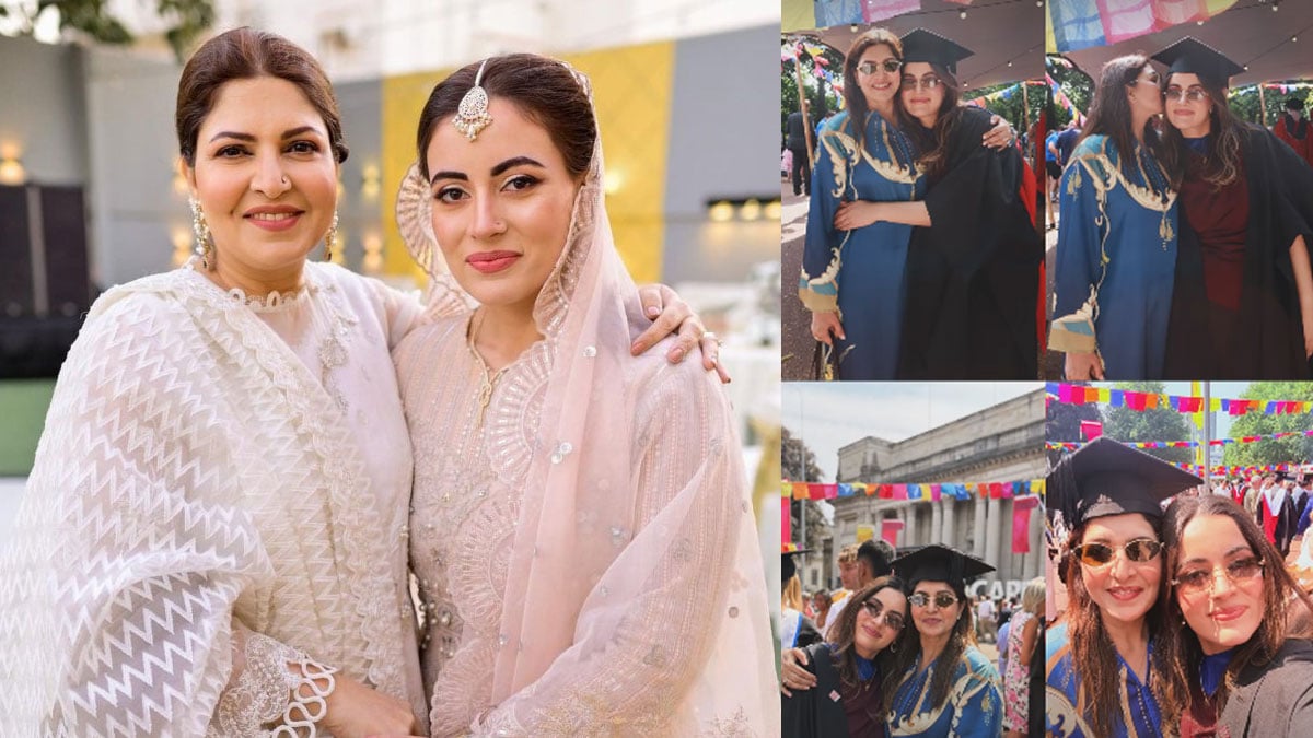 Shagufta Ejaz beams with pride as daughter graduates from Cardiff University