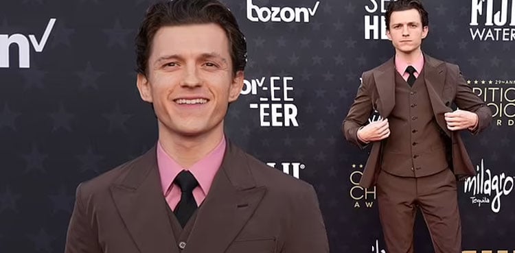 Tom Holland wears custom secret-message suit at ‘The Odyssey’ premiere