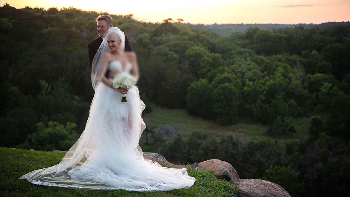 Gwen Stefani drops unseen wedding photos on 5th anniversary with Blake Shelton