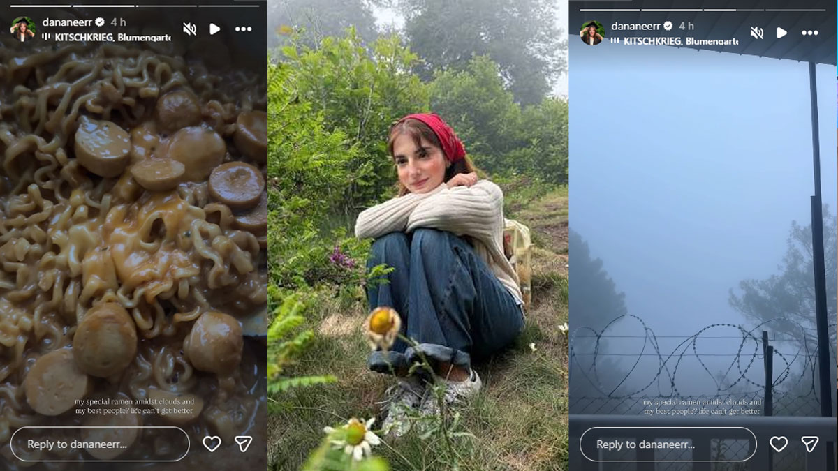 Dananeer Mobeen enjoys ramen with cloud-kissed view during northern getaway