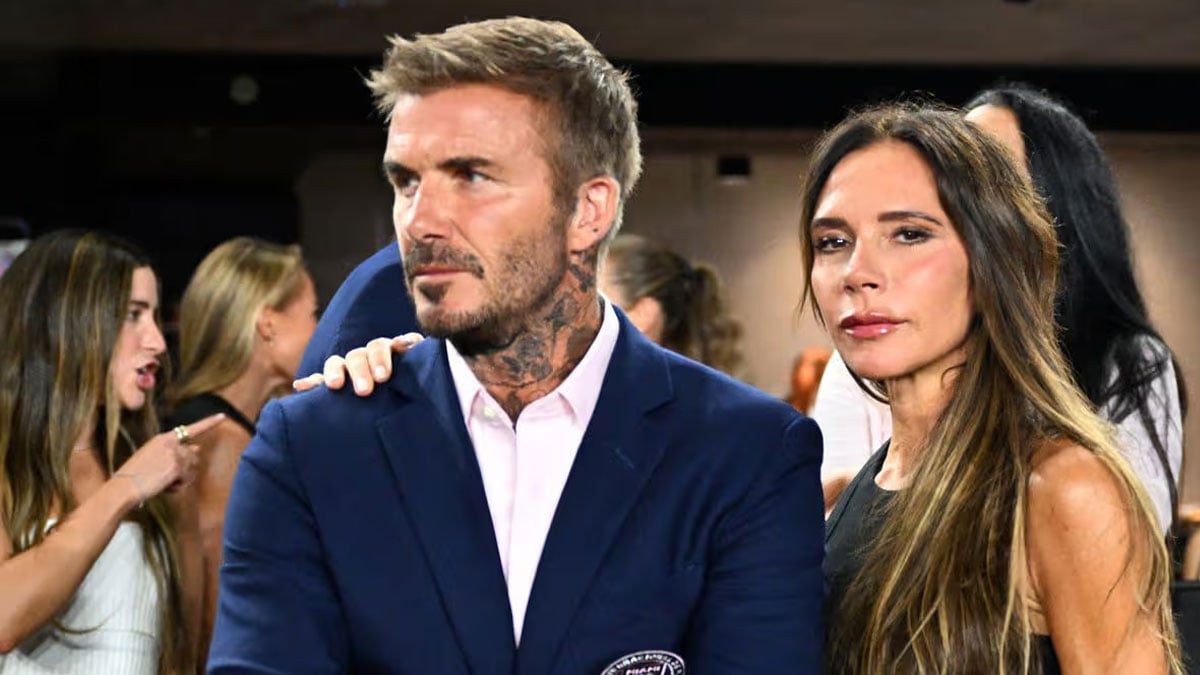 David Beckham cheekily explains Victoria’s viral World Cup goal reaction