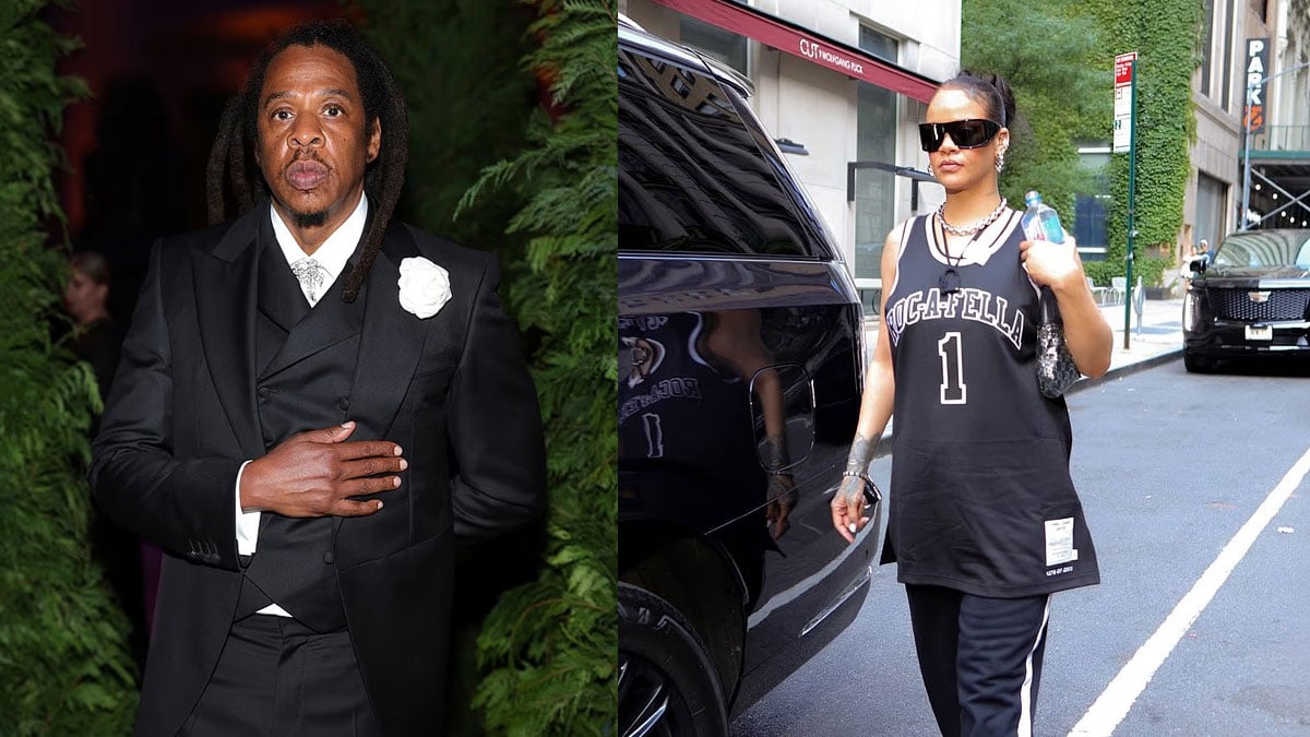 Rihanna sparks surprise Jay-Z concert rumors with Roc-A-Fella jersey