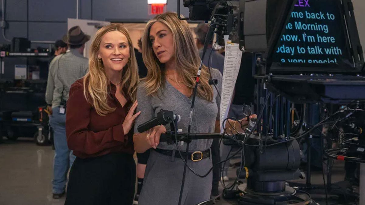 Jennifer Aniston, Reese Witherspoon tear up as ‘The Morning Show’ ends
