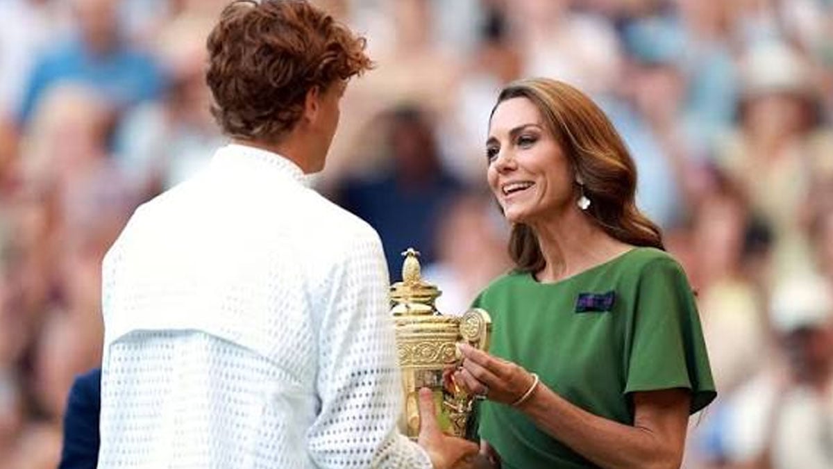 Sinner wins Wimbledon, Crowned by Princess Catherine