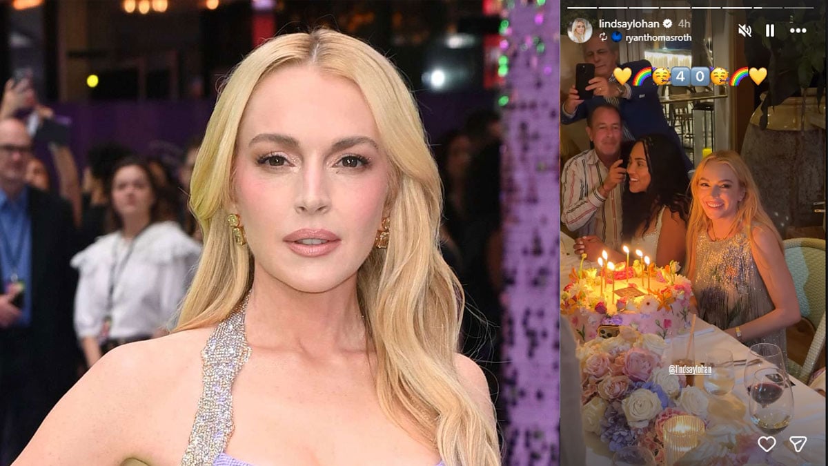Lindsay Lohan reunites with Father Michael at her 40th birthday celebration
