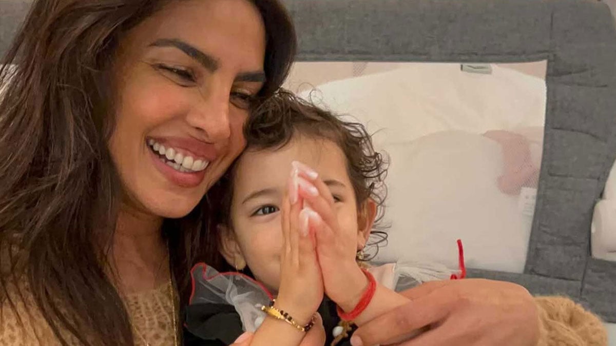 Priyanka Chopra shares adorable video of Malti Marie helping undo her hair
