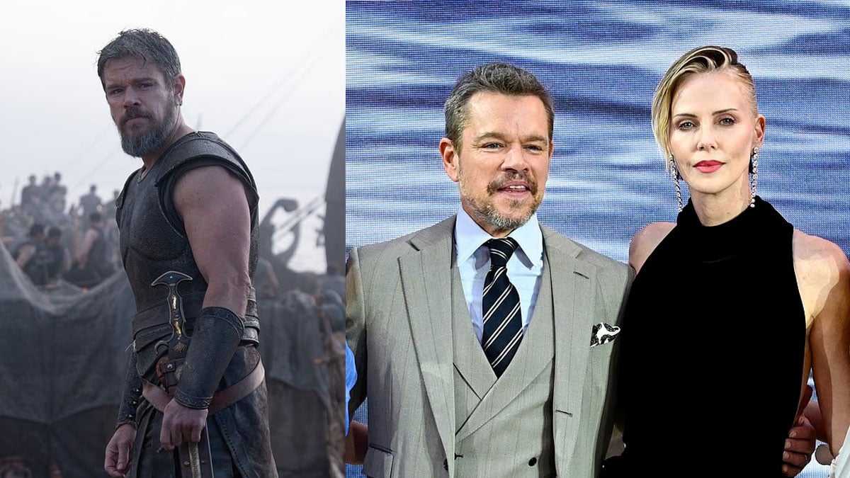 Charlize Theron gushes over Matt Damon’s muscular look in ‘The Odyssey’