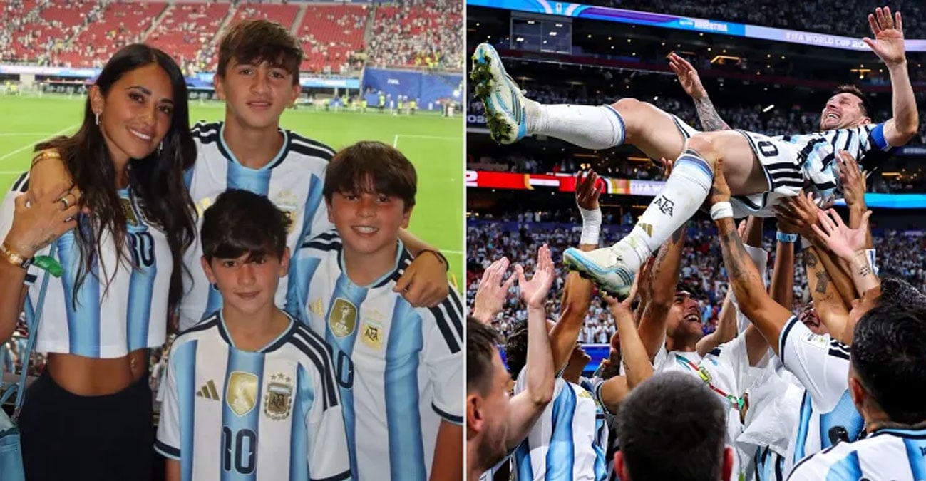 Lionel Messi’s wife has the sweetest reaction to his heroic Argentina’s win