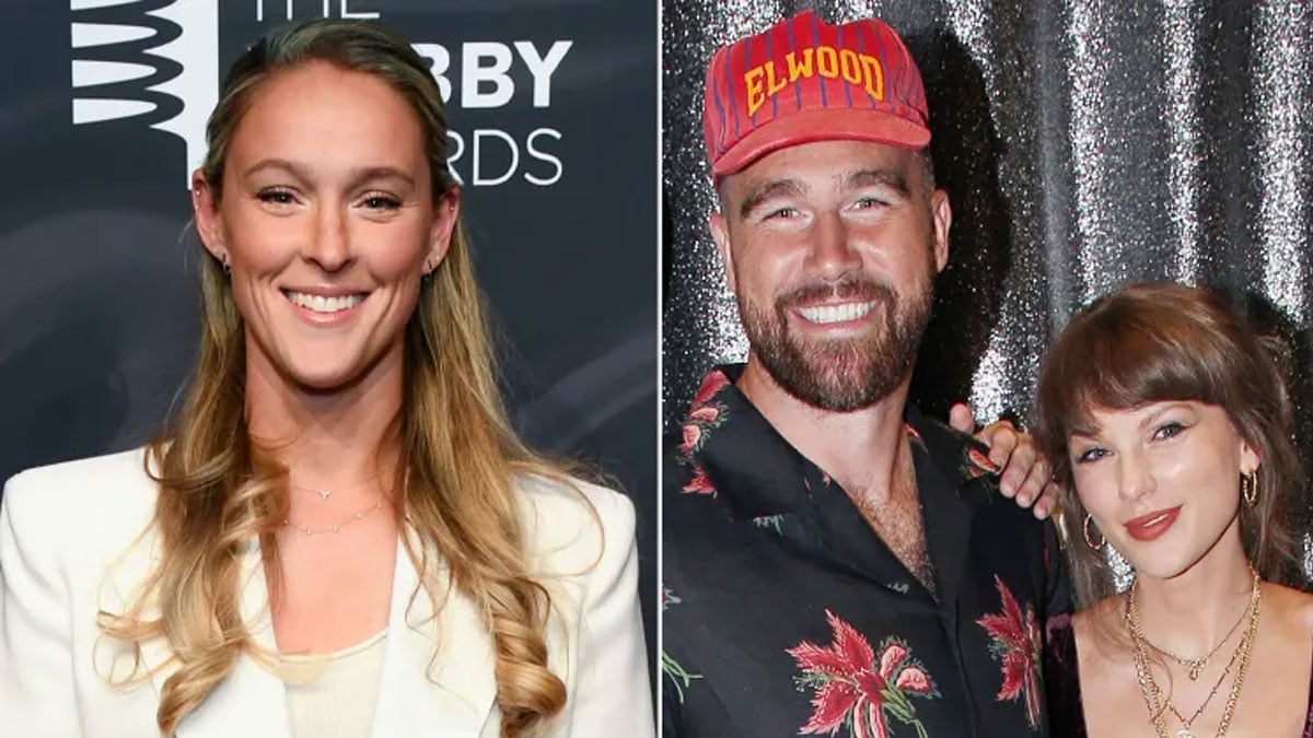 Kylie Kelce shares her first reaction to Taylor Swift and Travis’ wedding