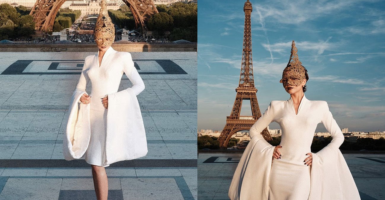Zendaya debuts bizarre Eiffel Tower-inspired look at ‘The Odyssey’ red carpet