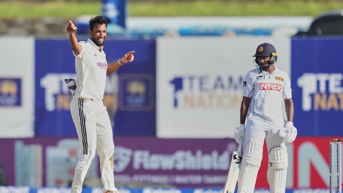 India close on victory in first Test against Sri Lanka