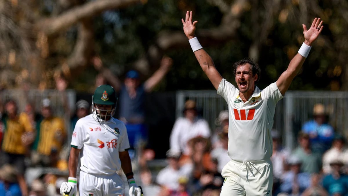 Australia lead by 101 in 2nd Bangladesh Test as 18 wickets fall on day one