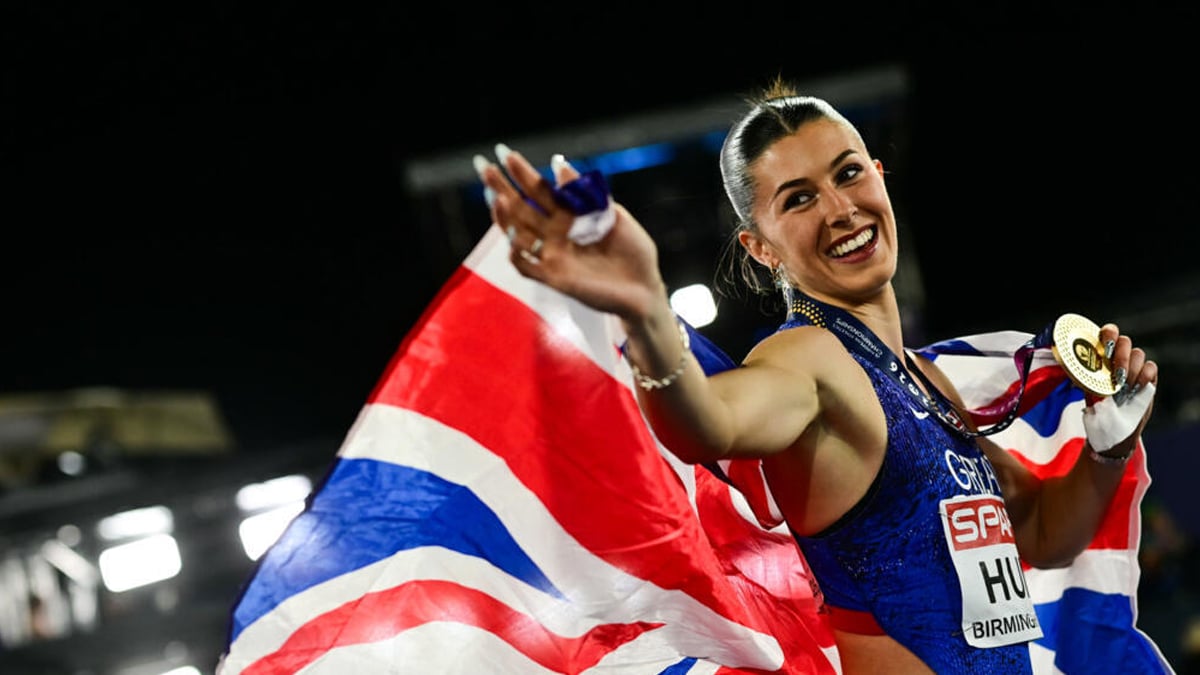 British sprinter Hunt chasing three more golds after winning 100m