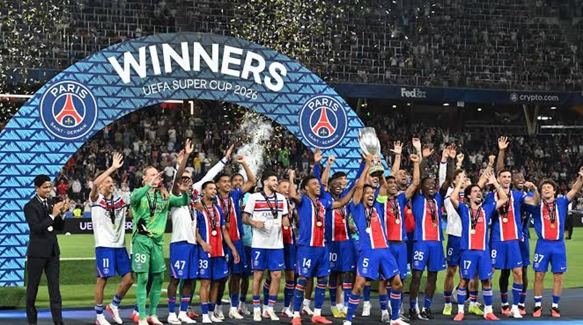 PSG down Aston Villa to retain UEFA Super Cup