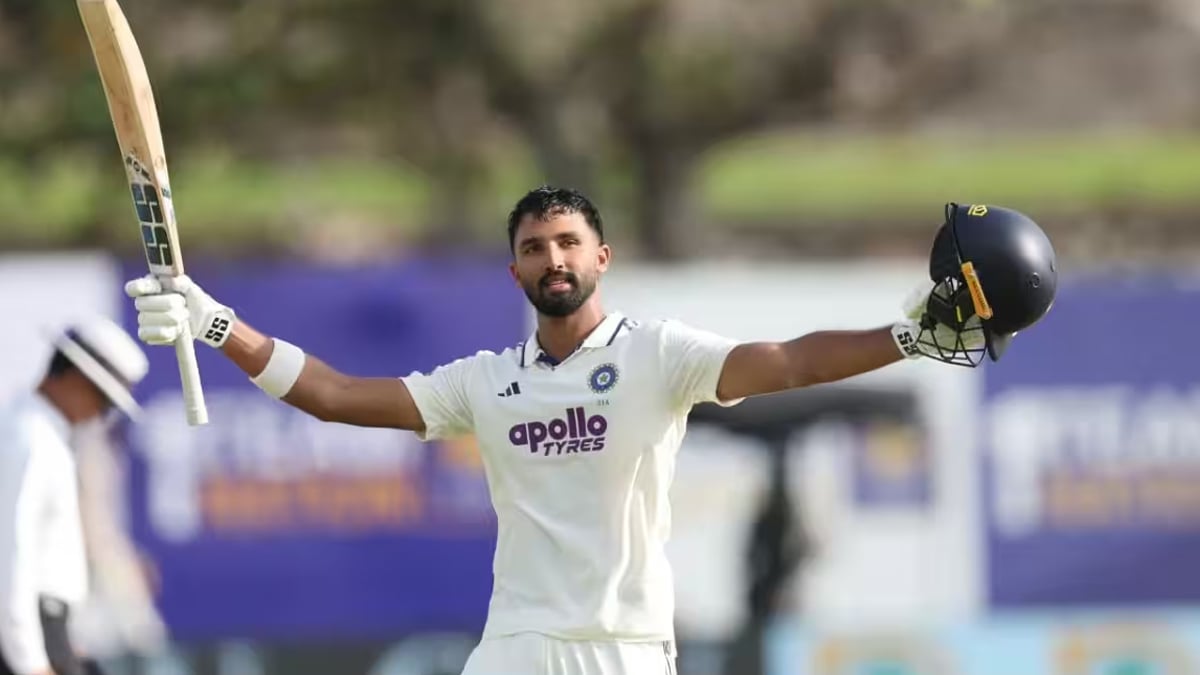 Padikkal smashes maiden ton as India eye big total