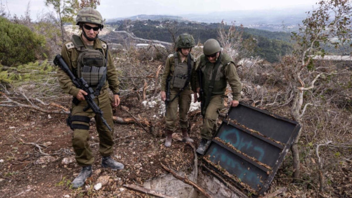 Lebanon says Israeli troops built earth barrier in Lebanese army-held village