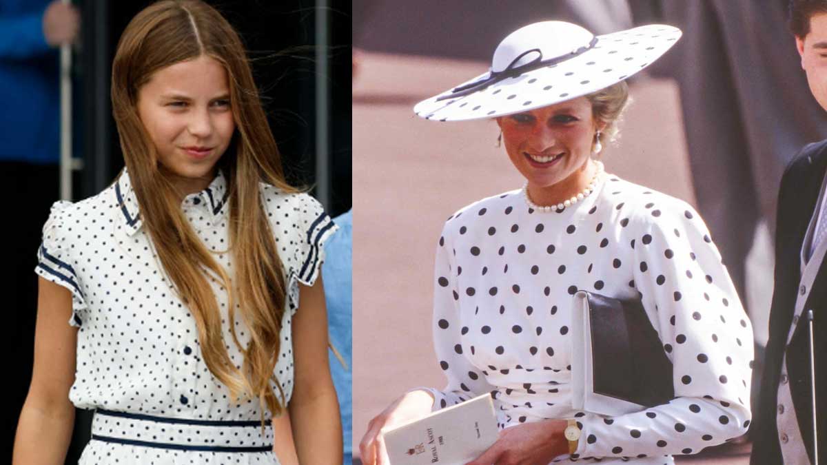 Princess Charlotte revives Diana’s beloved polka-dot look at Commonwealth Games