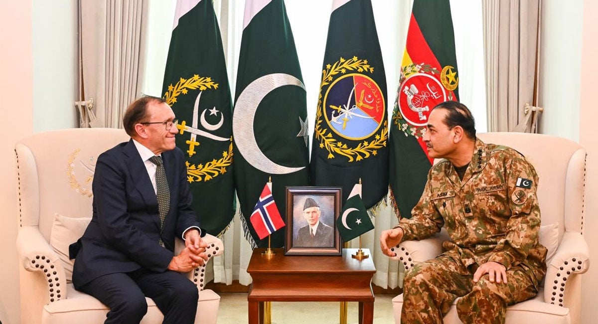 Field Marshal, Norway FM discuss security cooperation: ISPR