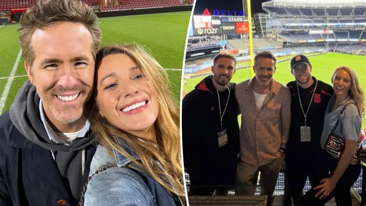 Blake Lively shares rare photos of family at soccer match
