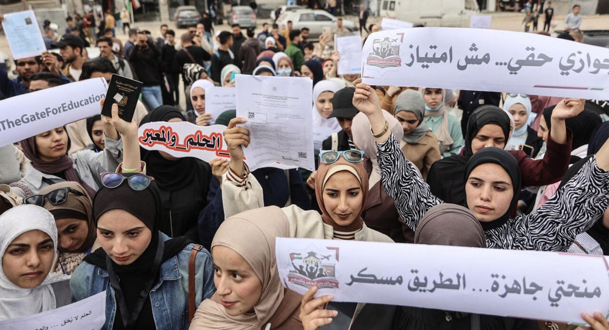 'Dreams disappear' as Gaza students await evacuation to Italy