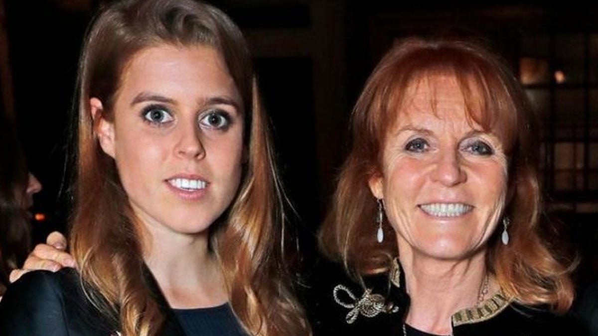 Princess Beatrice supports Sarah Ferguson at emotional funeral