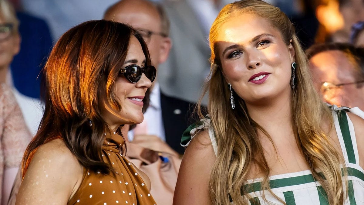 Queen Mary and Princess Amalia dazzle together